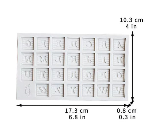 FC112MS -Molde  Alfabeto 3d, letras