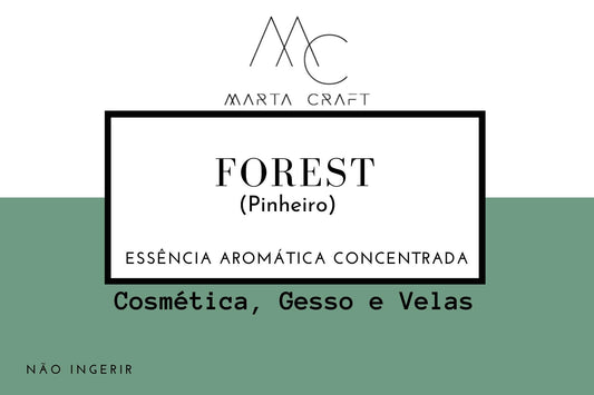 Essência aromática concentrada para Velas e Sabonetes e Gesso  - FOREST (Pinheiro)