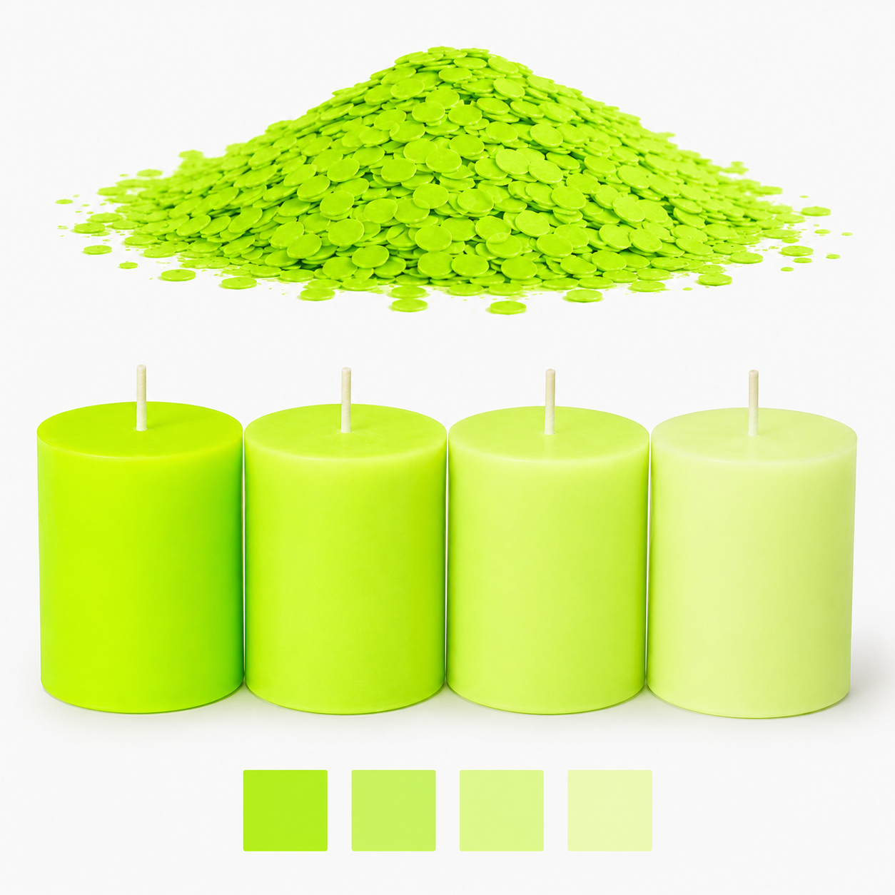 Candle Dye Flakes Colors