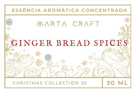 RV Christmas Collection 25 | Essência aromática concentrada - Ginger Bread Spices