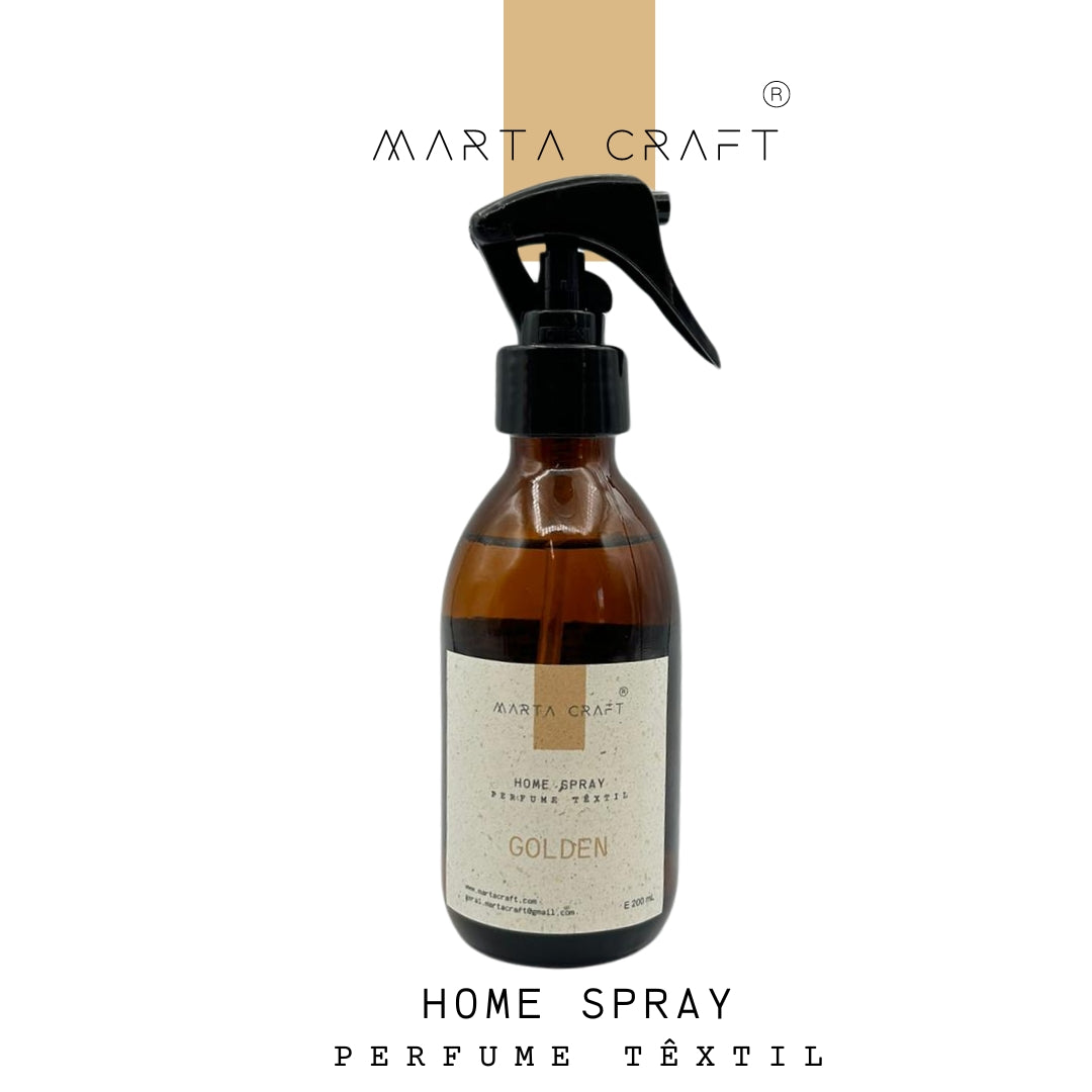 Home spray |Perfume Têxtil -  Golden | 200 mL