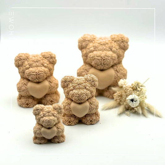 RV URSO TEXTURIZADO COM CORAÇÃO - S, M, L e XL - CERÂMICA PERFUMADA - MARTA HOME