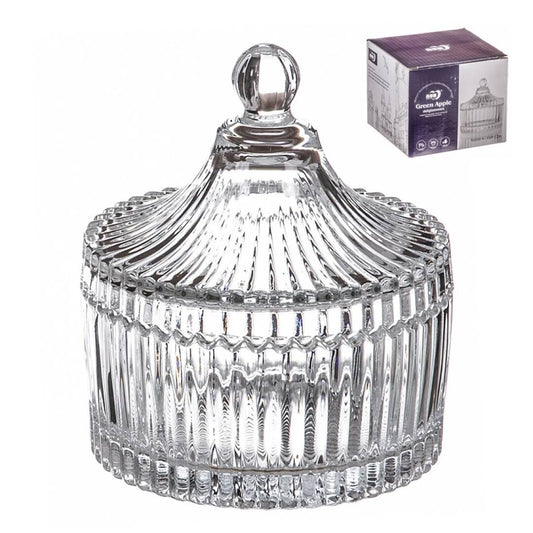 Bomboneira Vidro Transparente 10cm Ø6cm