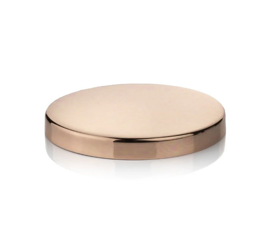 Tampa Rosa Gold para Copo de Vidro 30cL