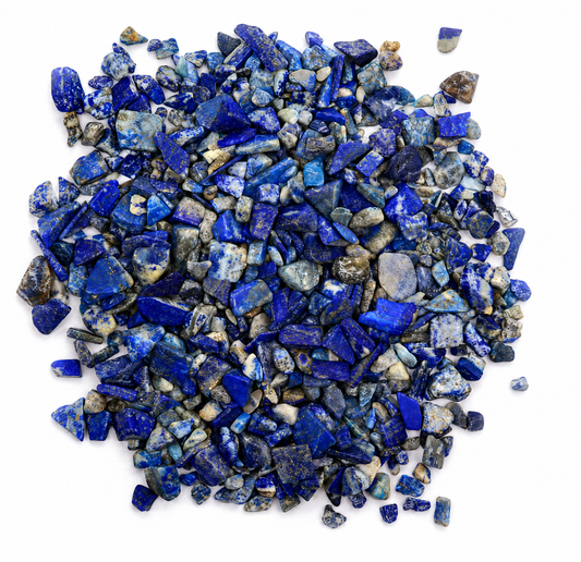 Cristais de Lápis Lazuli - 100g de Pedra 100% Natural