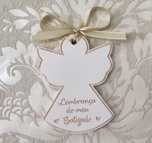 MF034MS - Placa Molde - Anjo Lembrança do Meu Batizado