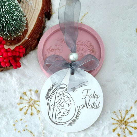 NA135MS- Molde em silicone - Feliz Natal