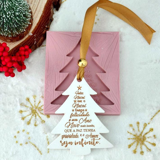 NA128MS- Molde em silicone - Árvore desejos