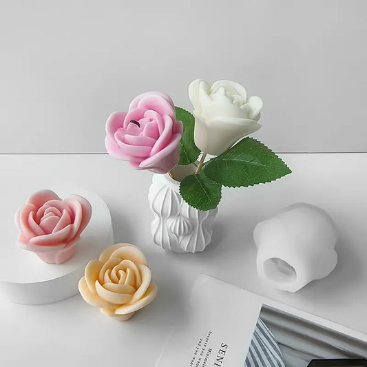 F107MS-  Molde de Silicone Rosa