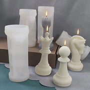 D106MS -  Conjunto de 6 peças de xadrez em silicone