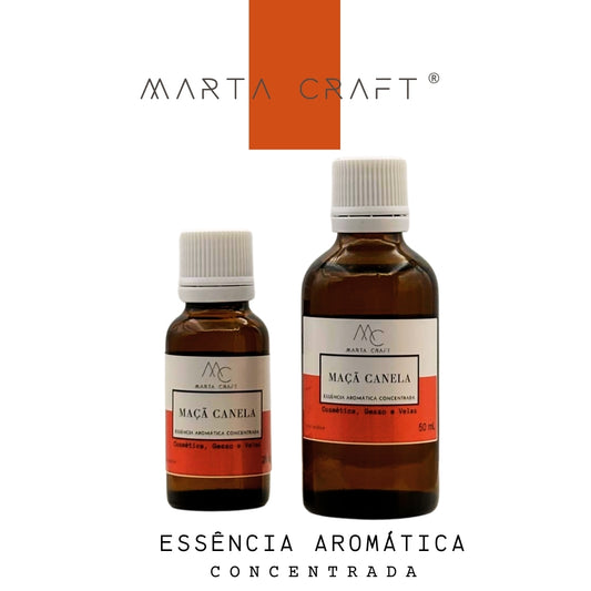 Essência aromática concentrada  para Velas e Sabonetes e Gesso -  MAÇA CANELA