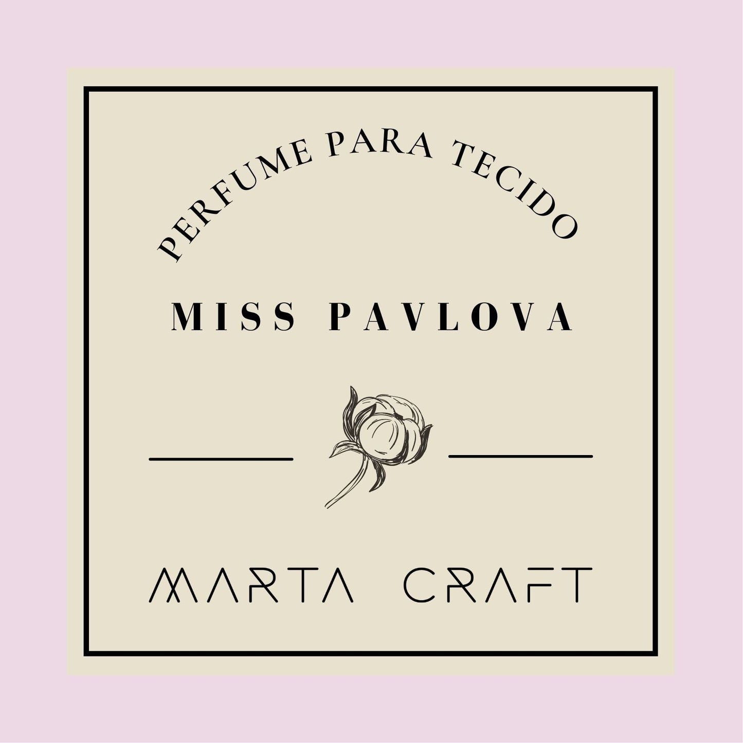 Perfume Têxtil - Miss Pavlova - Amostra 5 mL