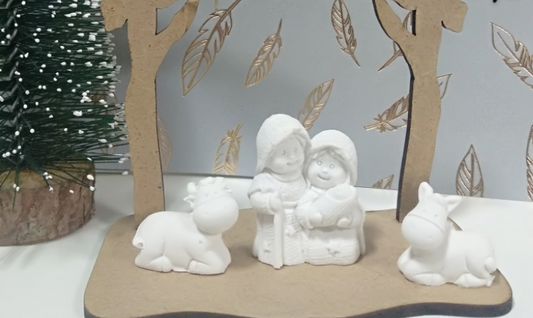 NA041MS - Molde Presépio 3 peças