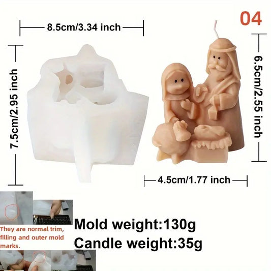 NA103MS - Molde De Silicone Rei e Rainha