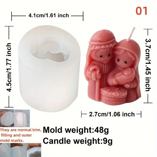 NA104MS - Molde De Silicone Reis Familia