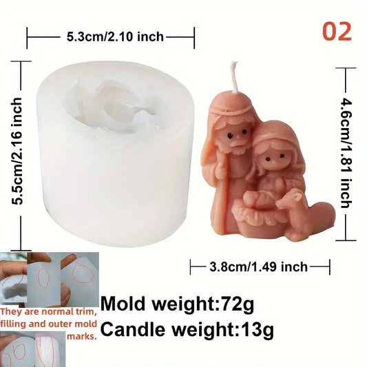 NA106MS - Molde De Silicone Família de Amor