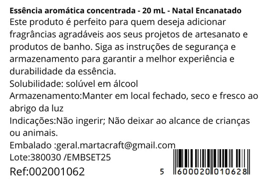 Essência aromática concentrada - Natal Encantado