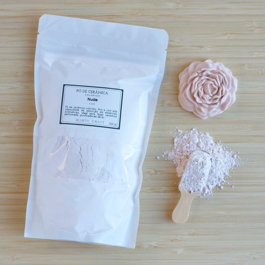 Pó Cerâmico Colorido  - COR- Nude - 500g /2.5 kg - MARTA CRAFT
