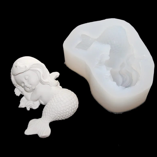 OC012MS - Molde de silicone Sereia