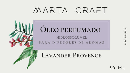 RV Óleo perfumado hidrossolúvel p/ Difusores 30 ml - LAVANDER PROVENCE