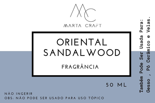 RV Essência aromática concentrada  para Velas e Sabonetes e Gesso - ORIENTAL SANDALWOOD