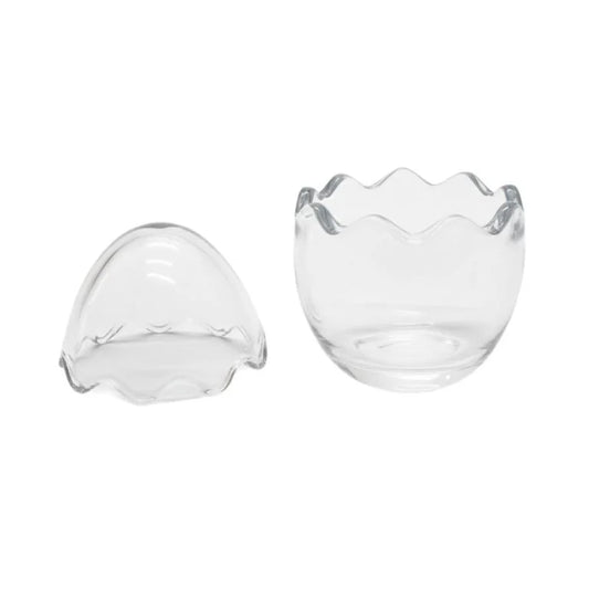 Ovo de Vidro Transparente