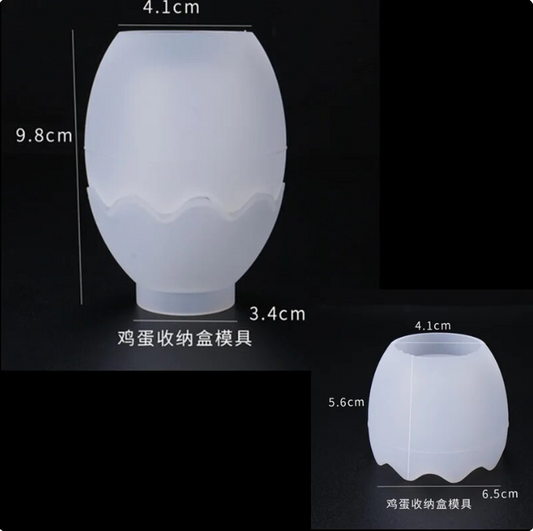 BP080MS - Molde de silicone - Casca de Ovo - Páscoa