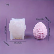 P007MS - Molde de silicone - Ovo da Páscoa