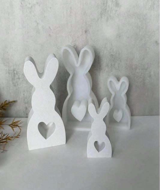 P010MS - Molde - Conjunto 2 Coelhos da Páscoa