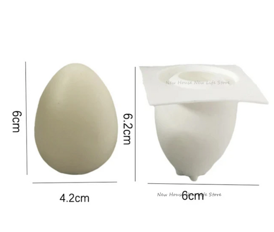 P014MS - Molde de silicone - Ovo da Páscoa