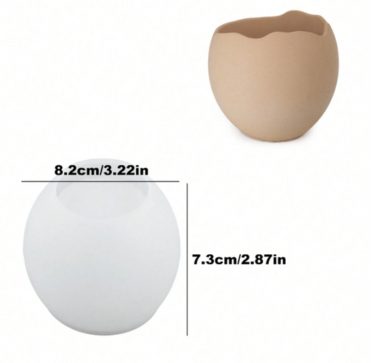 BP079MS - Molde - Tigela Em Forma De Ovo De Páscoa