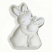 P025MS- Coelhinhos Páscoa - Molde de Silicone