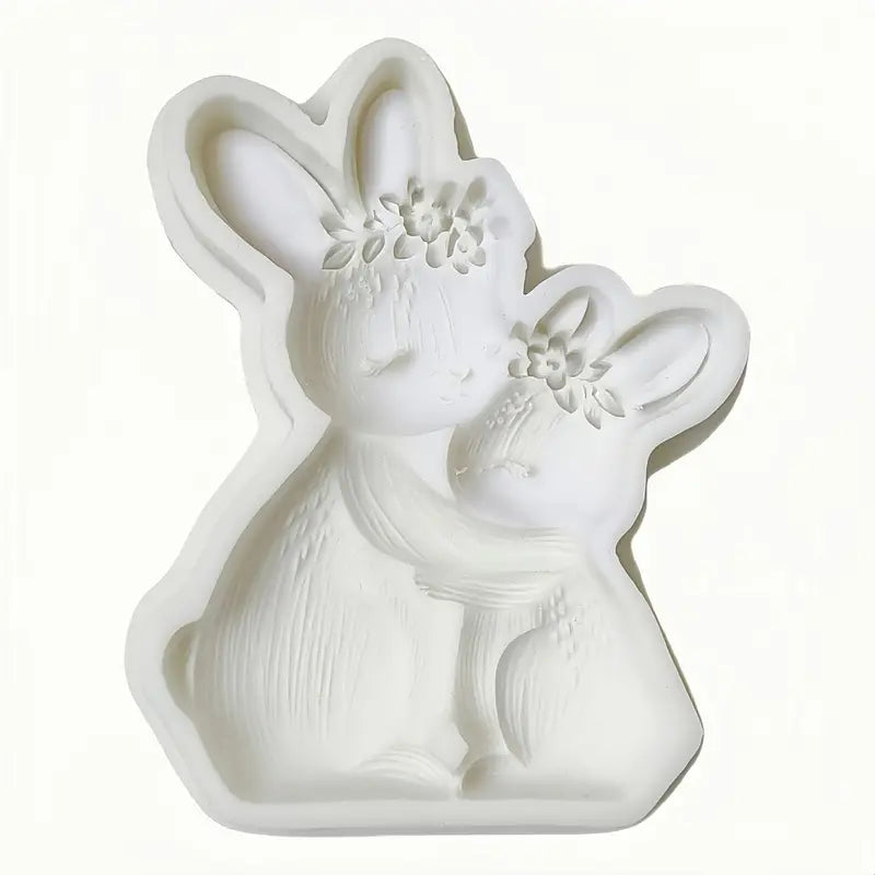 P025MS- Coelhinhos Páscoa - Molde de Silicone