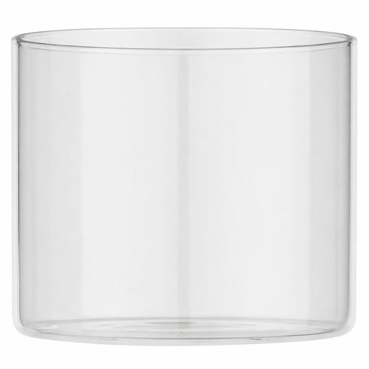 | Pote de Vidro Boca Larga 100*80mm Transparente