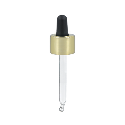 Frasco Vidro Ambar Transparente Redondo 30mL + Tampa Conta-Gotas c/ Tetina