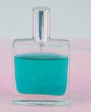 Frasco Vidro Transparente Perfume Retangular 100mL