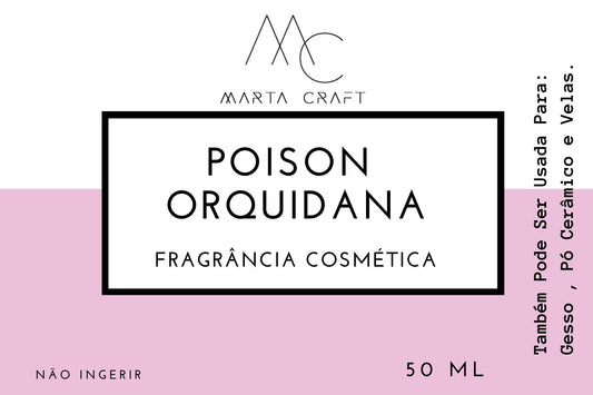 RV Essência aromática concentrada  para Velas e Sabonetes e Gesso - POISON ORQUIDANA