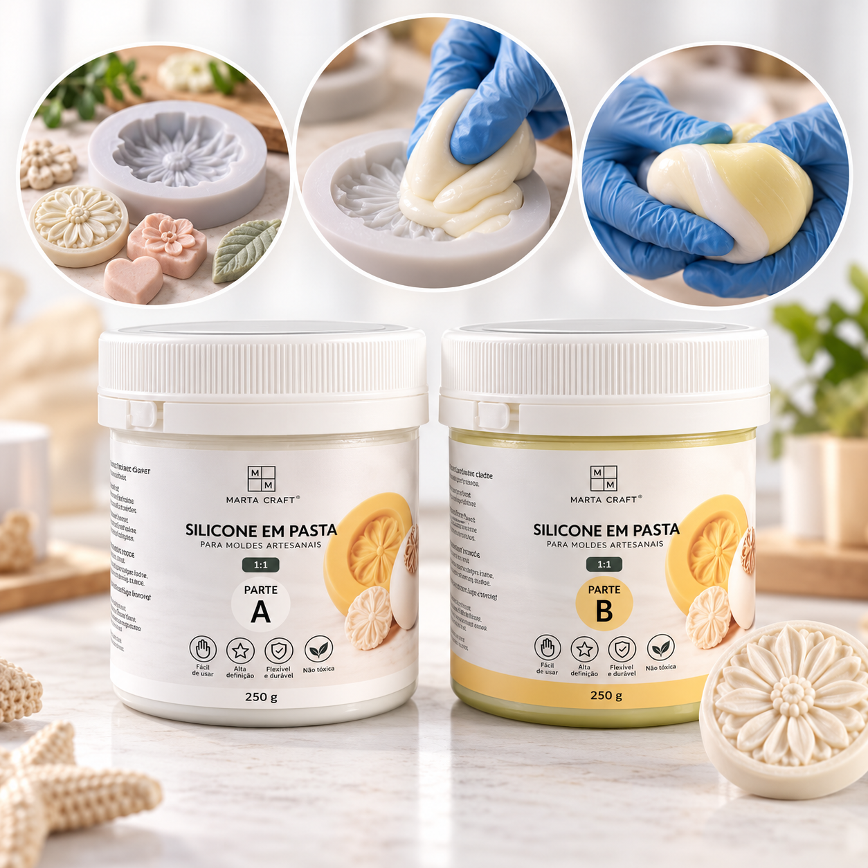 Silicone em Pasta Bi-Componente (IGUM)