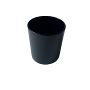 Copo Vidro Preto Brilhante - 220 ml