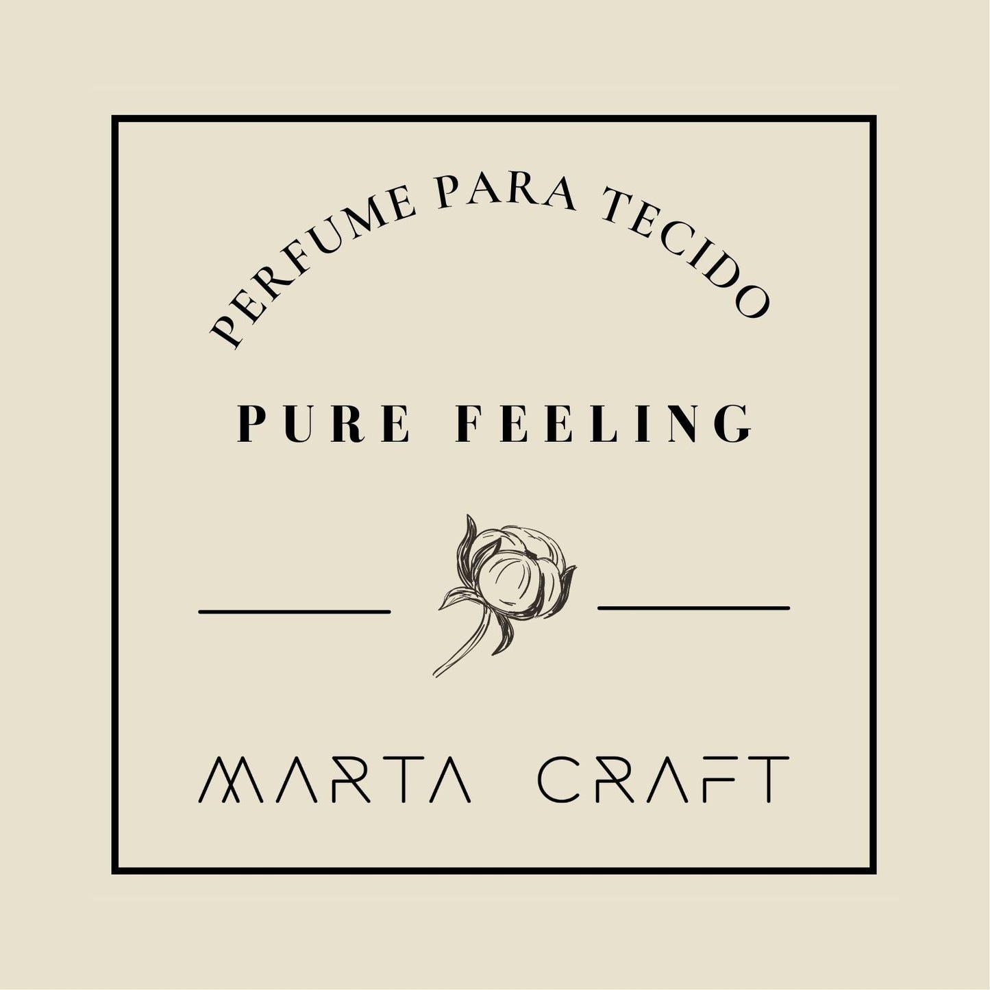 Perfume Têxtil - PURE FEELING - Amostra 5 mL