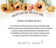 Sílica Gel para Secagem de Flores – Flower Drying Crystals