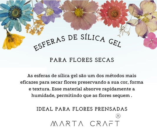 Flower Drying Spheres - Esferas de Sílica Gel para Flores Secas