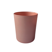 Copo Vidro Rosa Fosco Perolado - 220 ml