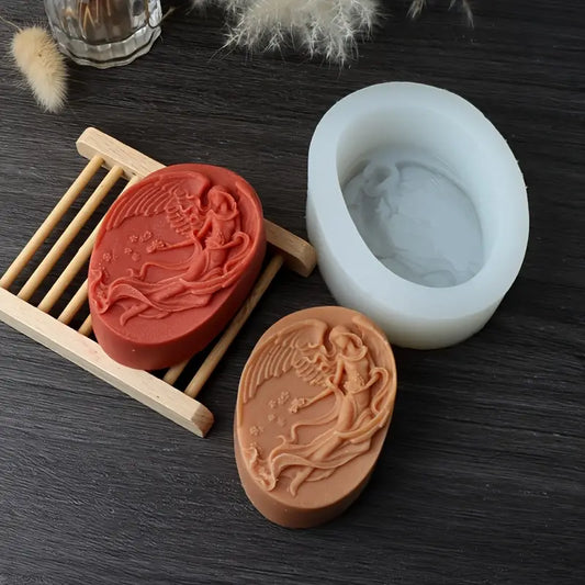 S003MS - Molde Silicone Fada das Flores