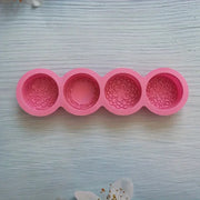 S038MS - Molde Silicone Floral 3D Sabão e Cera