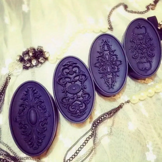 S039MS - Molde Silicone Vintage Sabonetes e Velas Artesanais