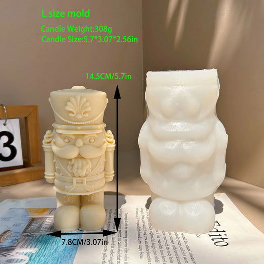 NA120MS - Molde 3d quebra-nozes soldado Natal - 2 Tamnhos -S/L