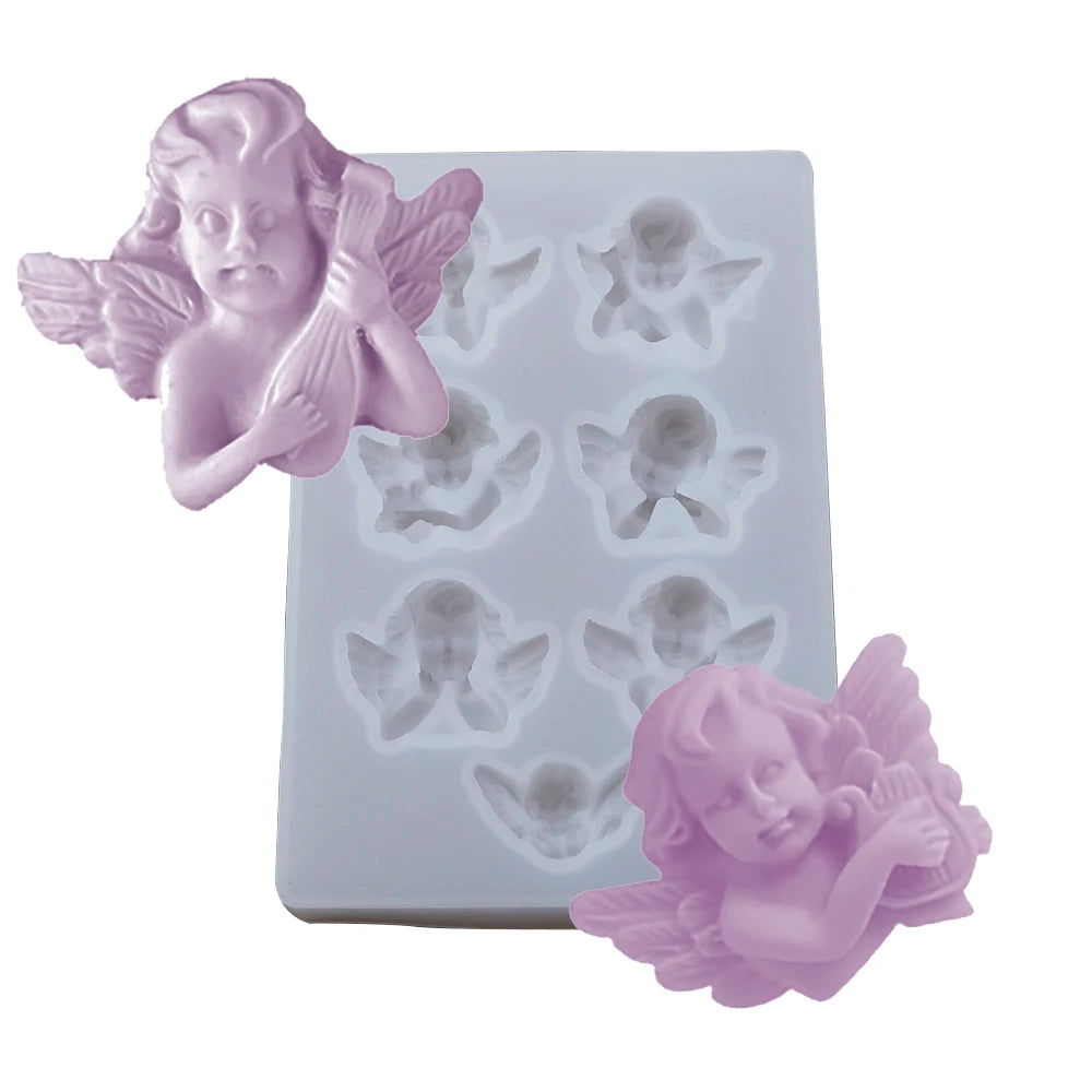 NA001MS - Molde  mini Anjos