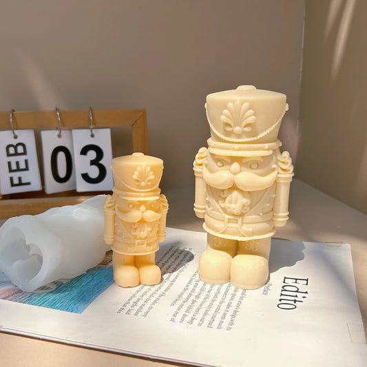 NA120MS - Molde  3d quebra-nozes soldado  Natal - 2 Tamnhos -S/L