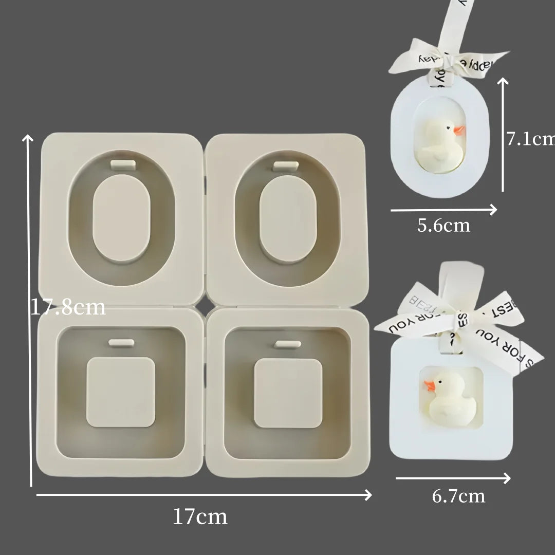FC053MS -Molde de 4 Cavidades em Forma Geométrica
